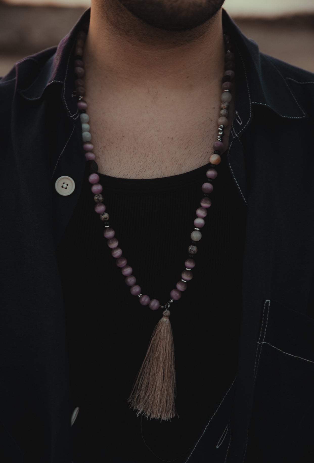 ‘Retba’ Tibetan Mala Necklace