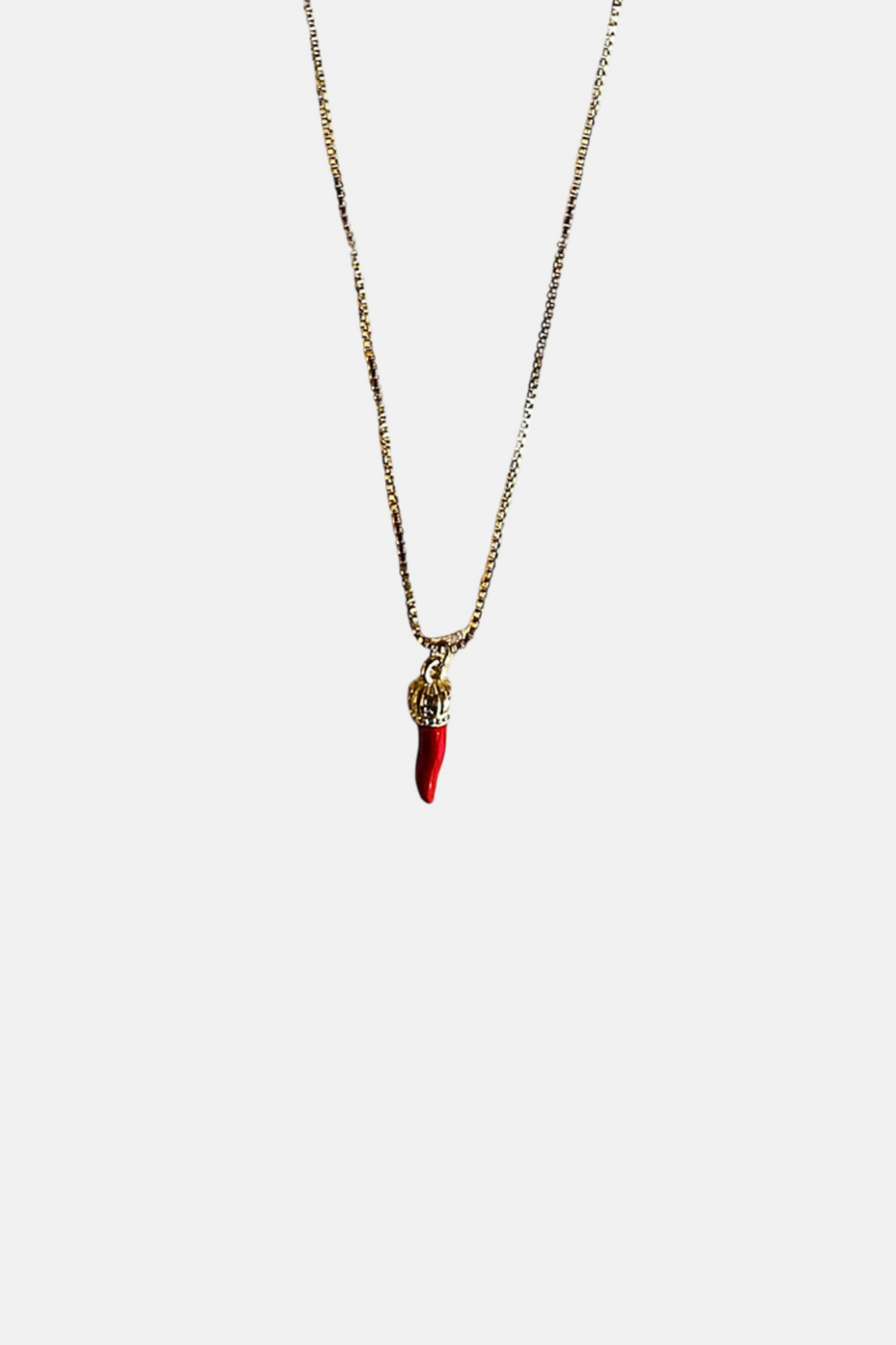 ‘Curniciello’ Red&Gold Luck Necklace
