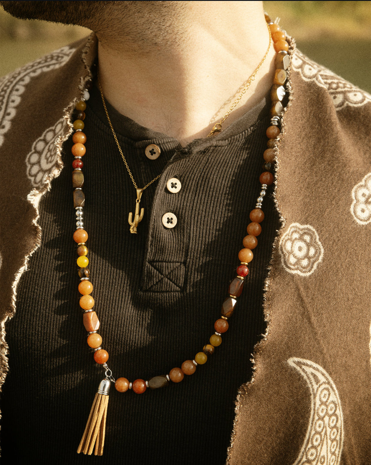‘The Good, the Bad, the Ugly’ Tibetan Mala Necklace