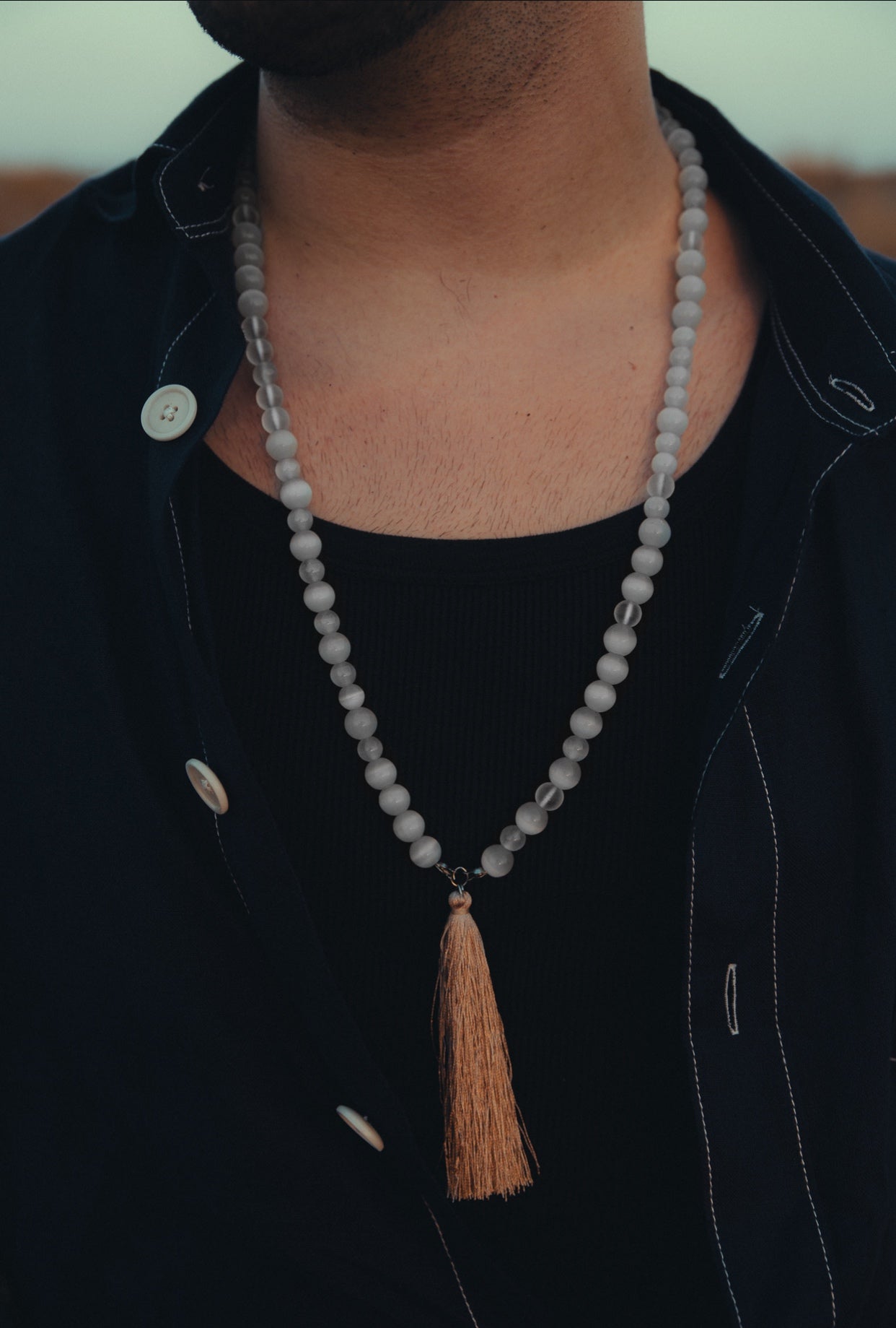 ‘Amahoro’ Tibetan Mala Necklace