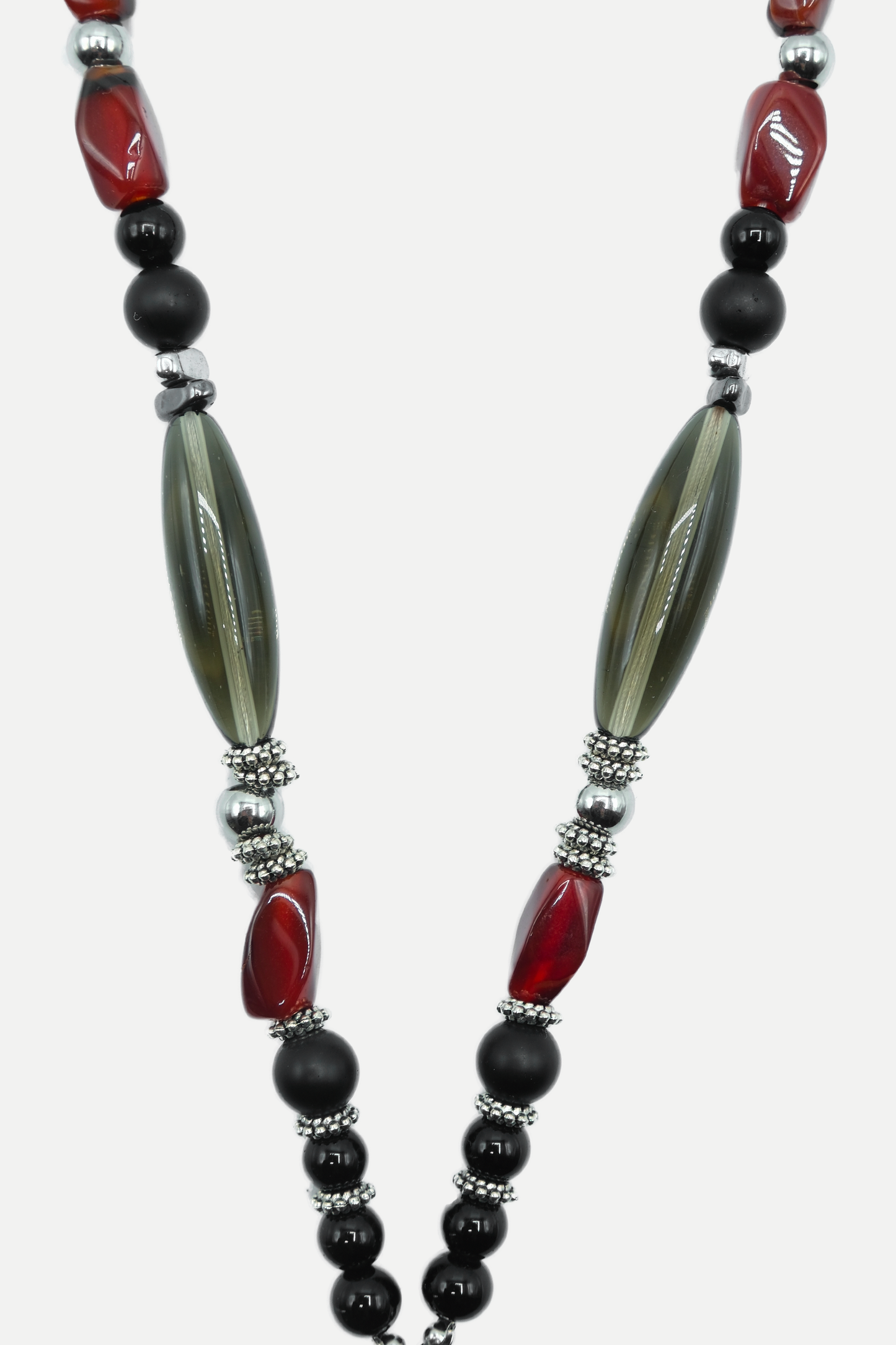 'Scarlet' Tibetan Mala Necklace