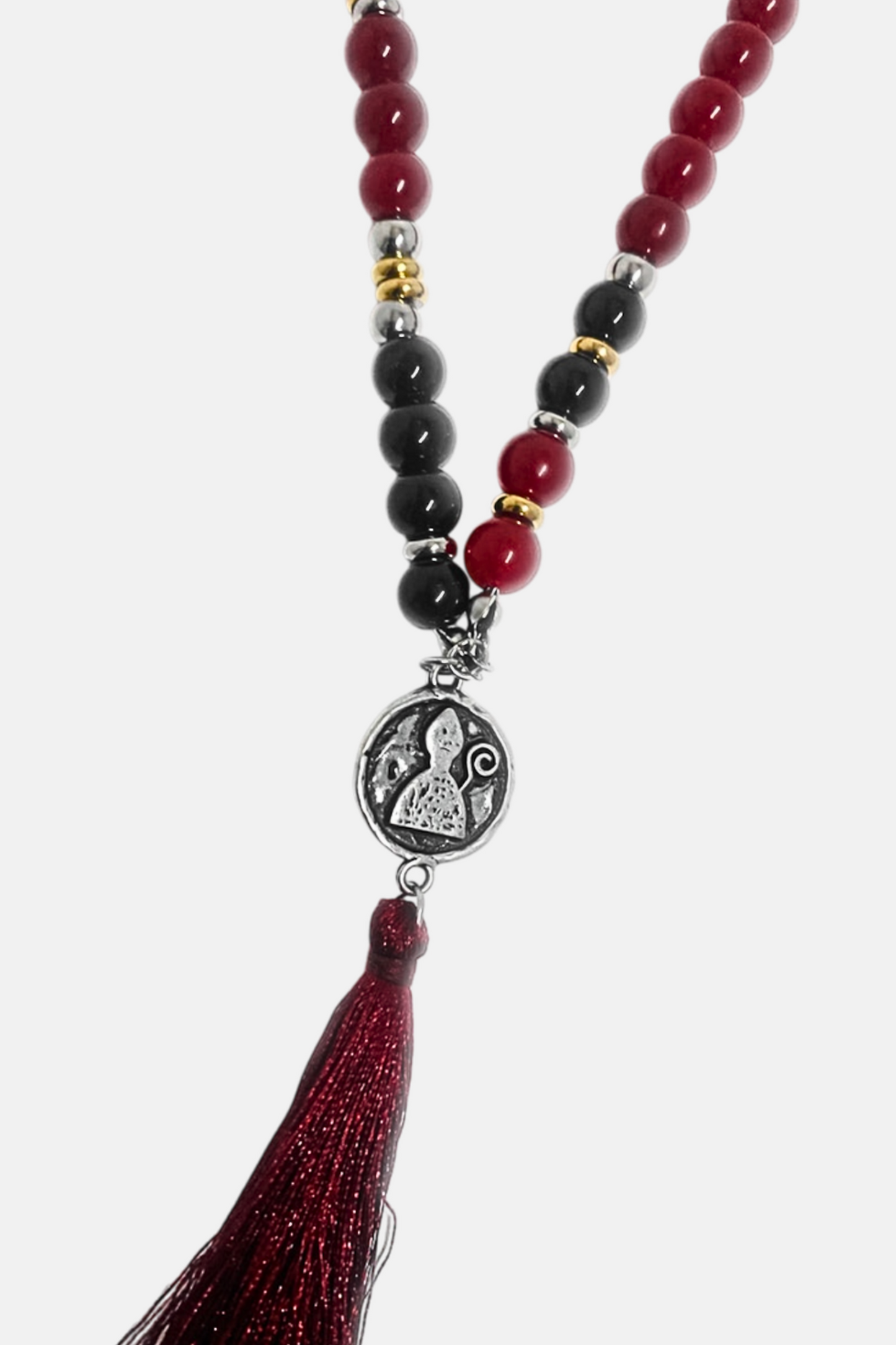 'San Gennaro' Tibetan Mala Necklace