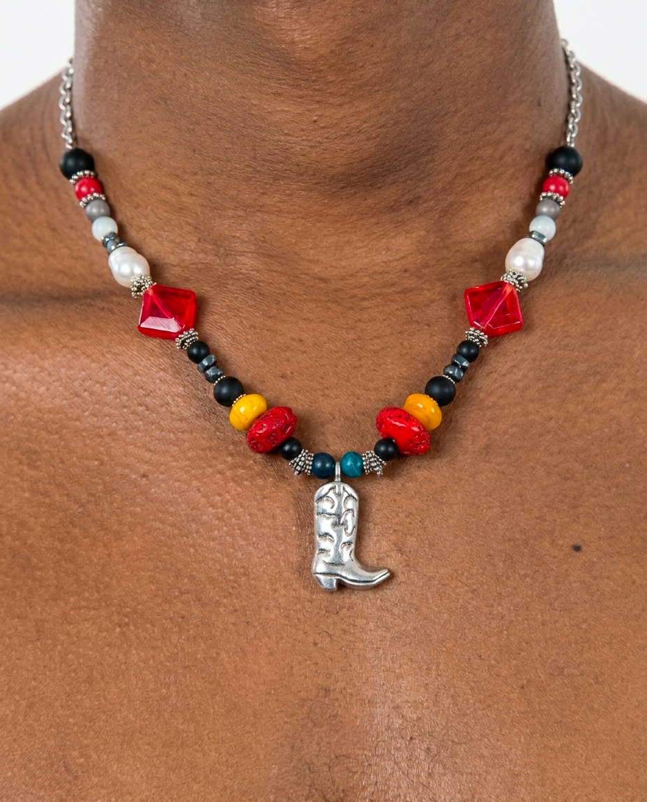 'Tequila&Boots' Summer Beads Necklace