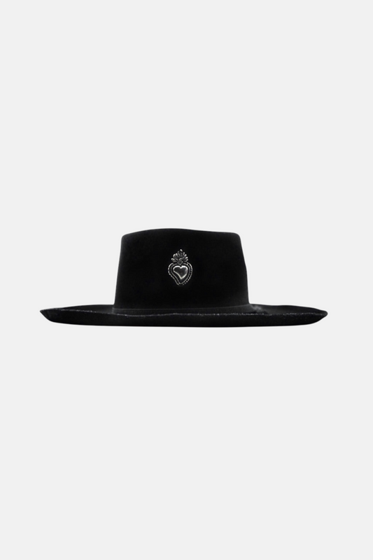 ‘Sacro Cuore Black’ Premium Felt Hat