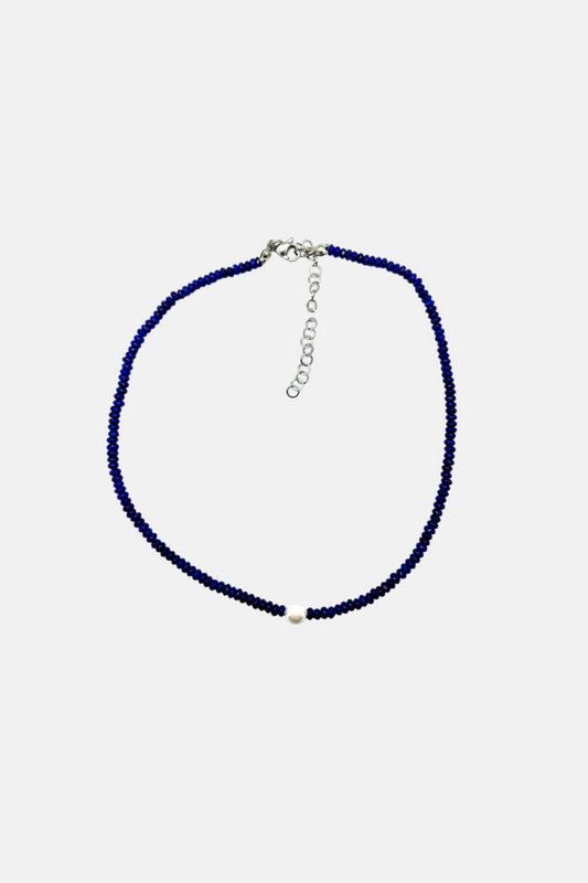 ‘Venere’ Navy Blu Choker Necklace