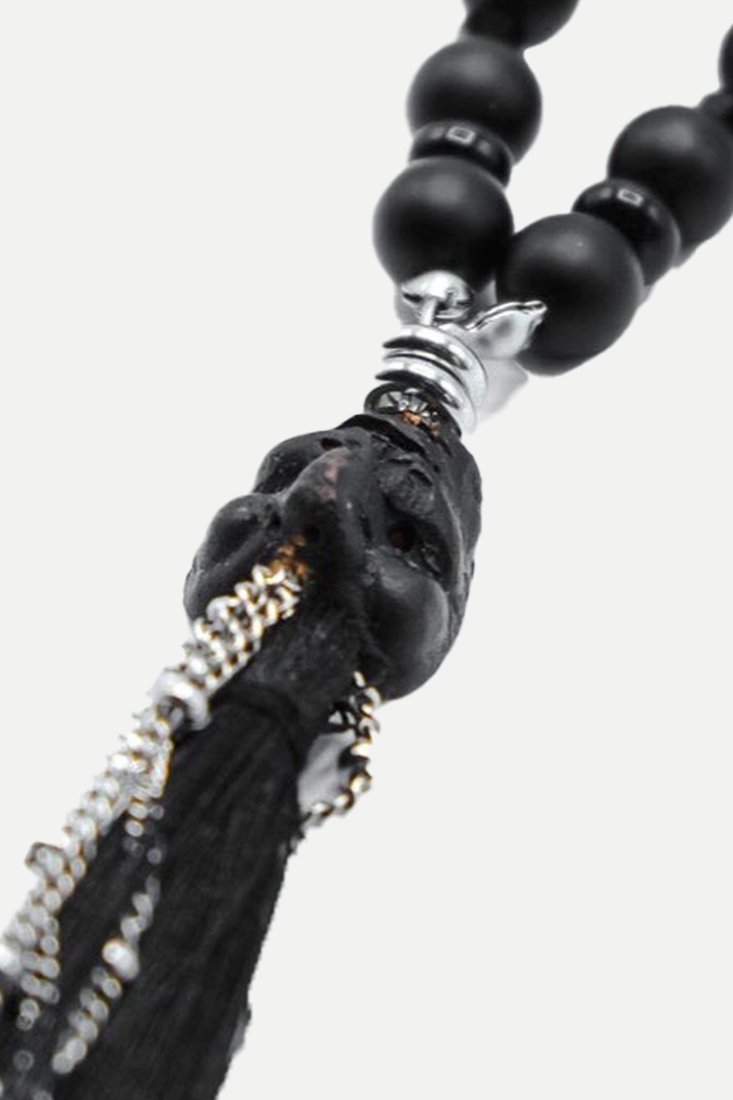 ‘Rock Pullecenella’ Tibetan Mala Necklace