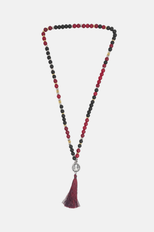 'San Gennaro' Tibetan Mala Necklace