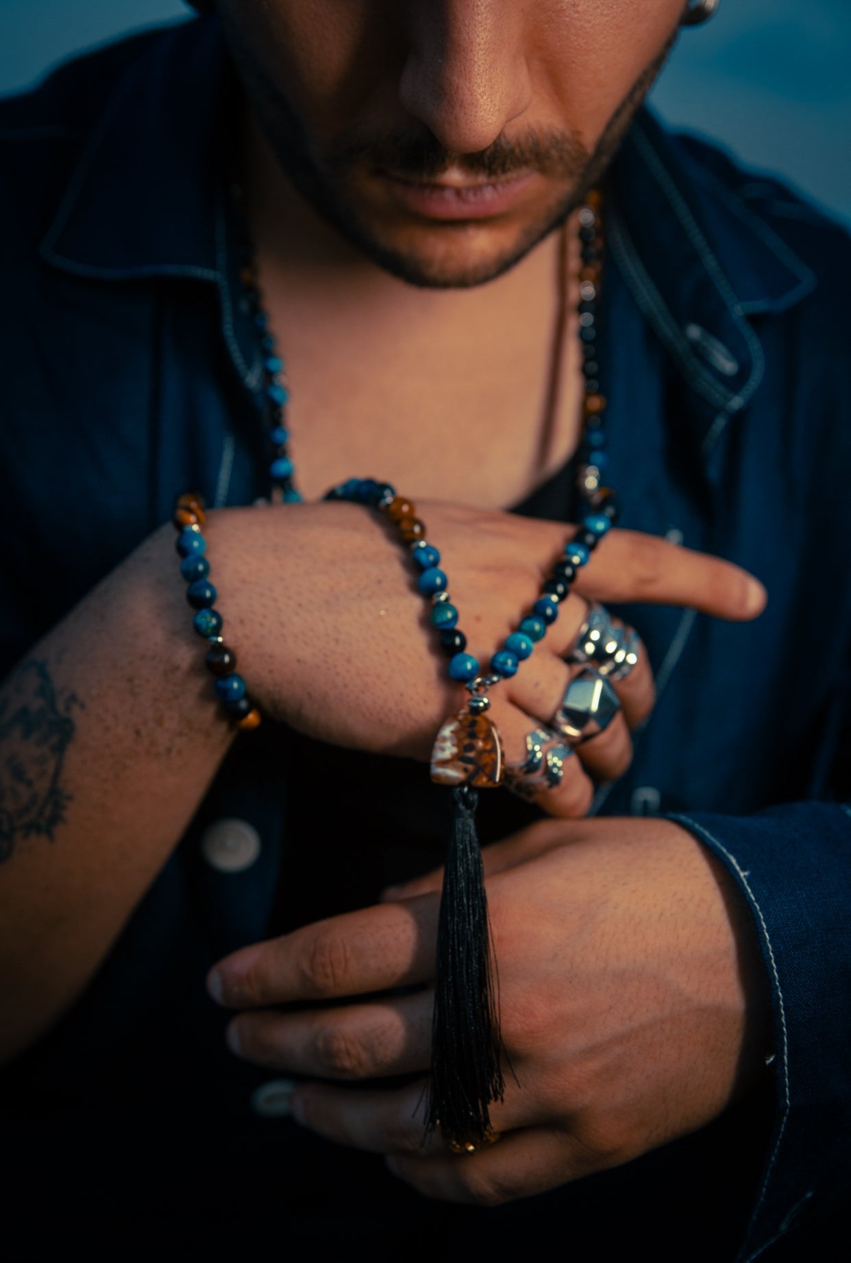 'Sauvage' Tibetan Mala Necklace