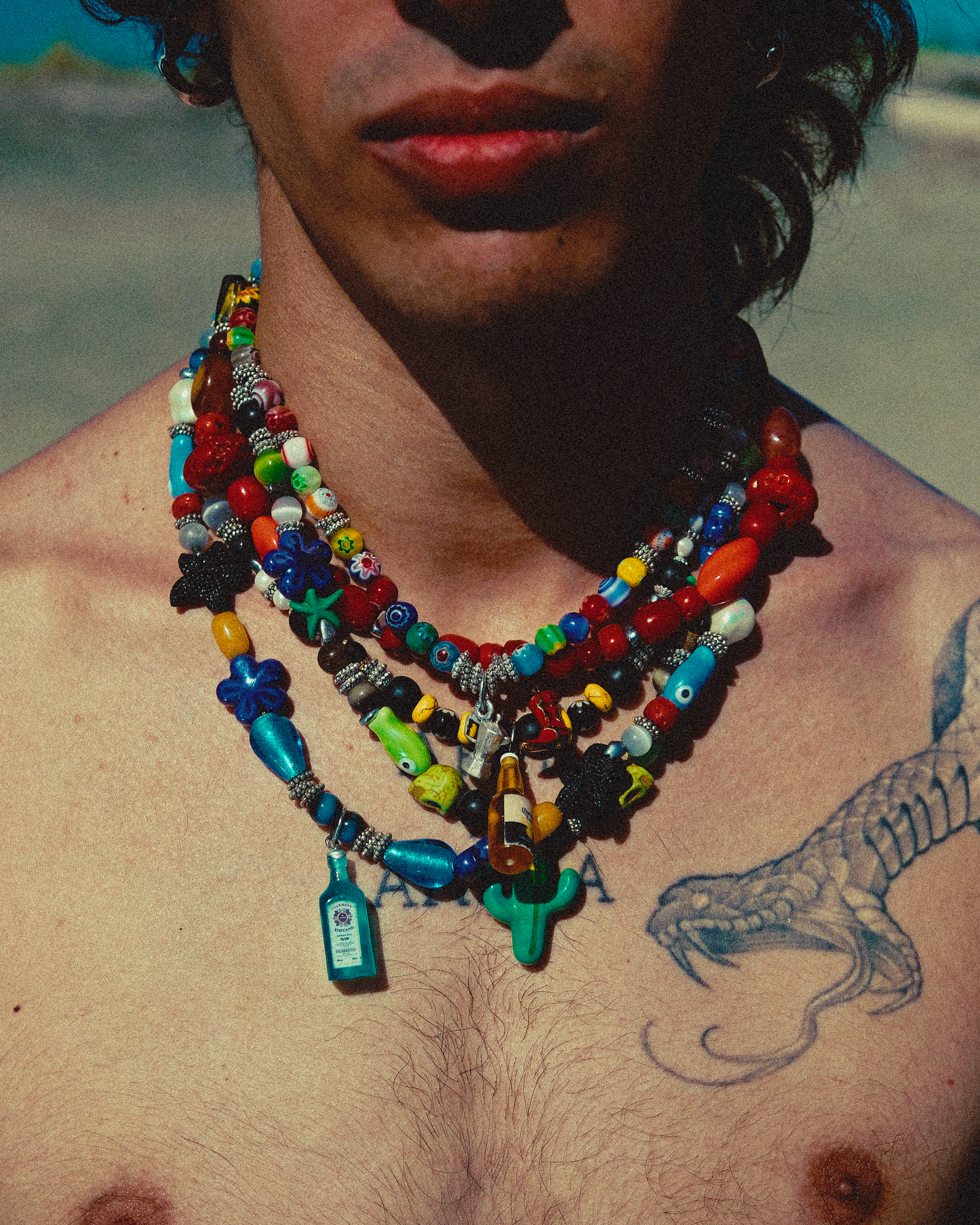 'Gin Lemon' Summer Beads Necklace