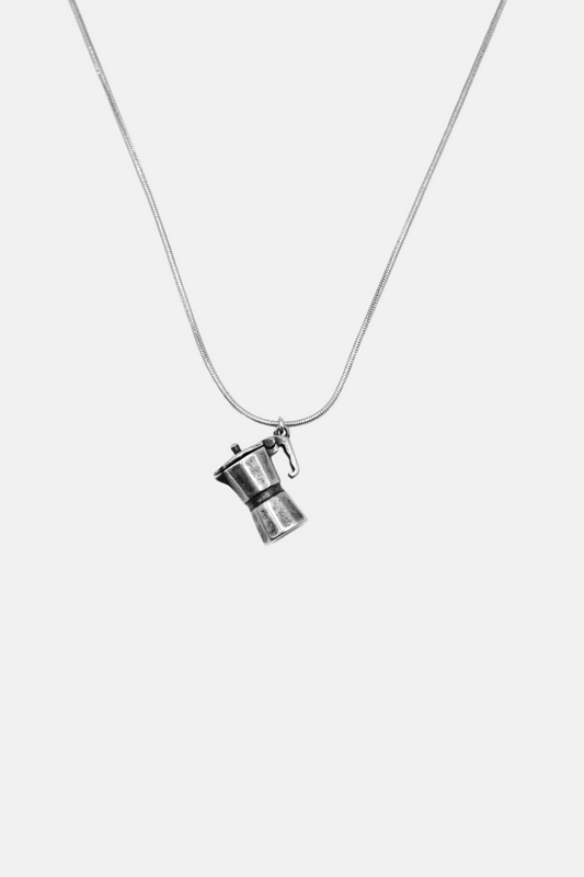 ‘Moka’ Coffe Machine Necklace