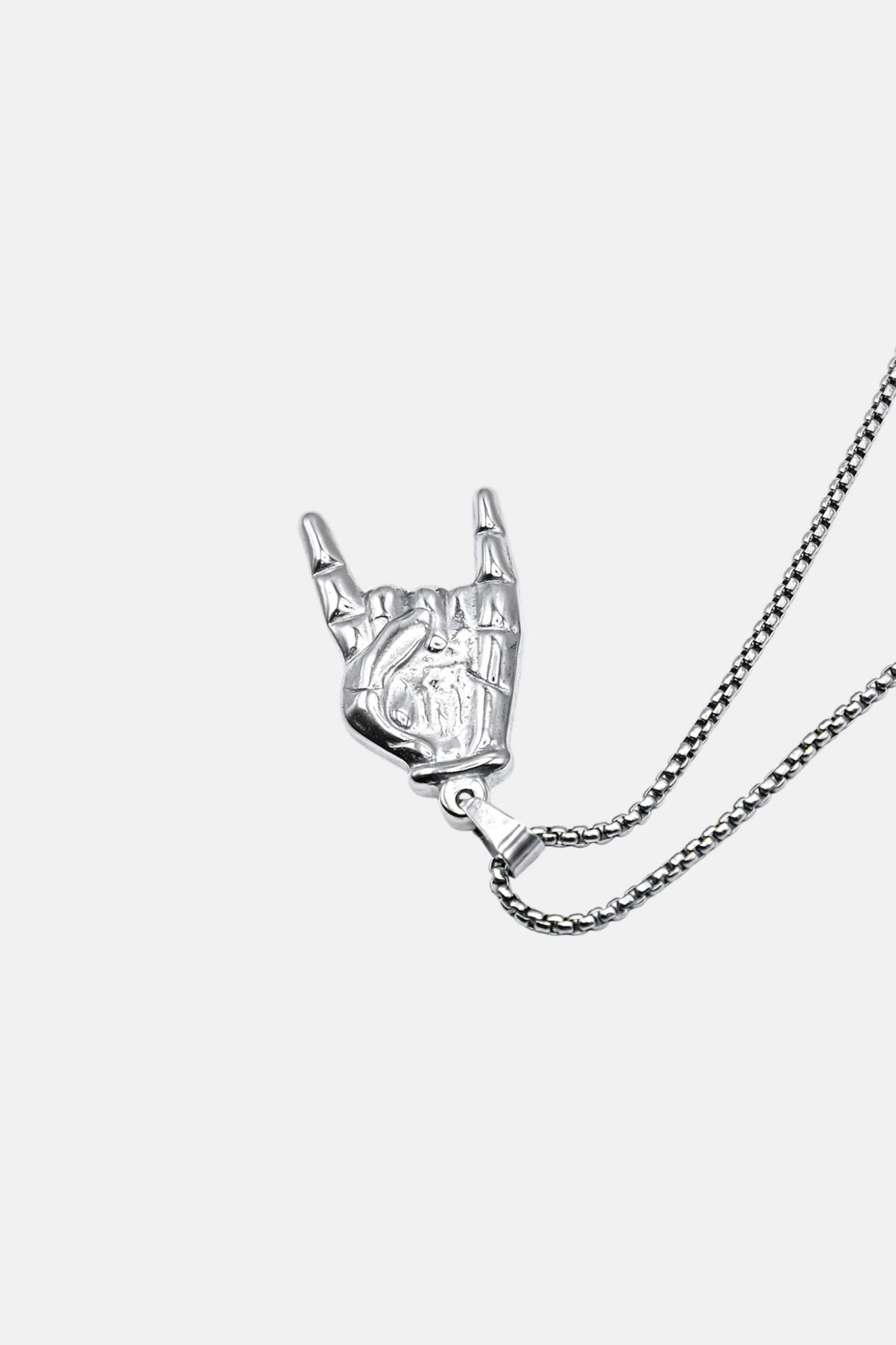 ‘Icon’ Rock Hand Necklace
