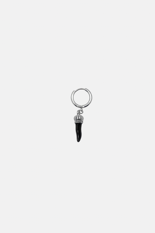 'Corno' Black Earring