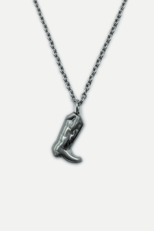 'Steel Boot' Necklace