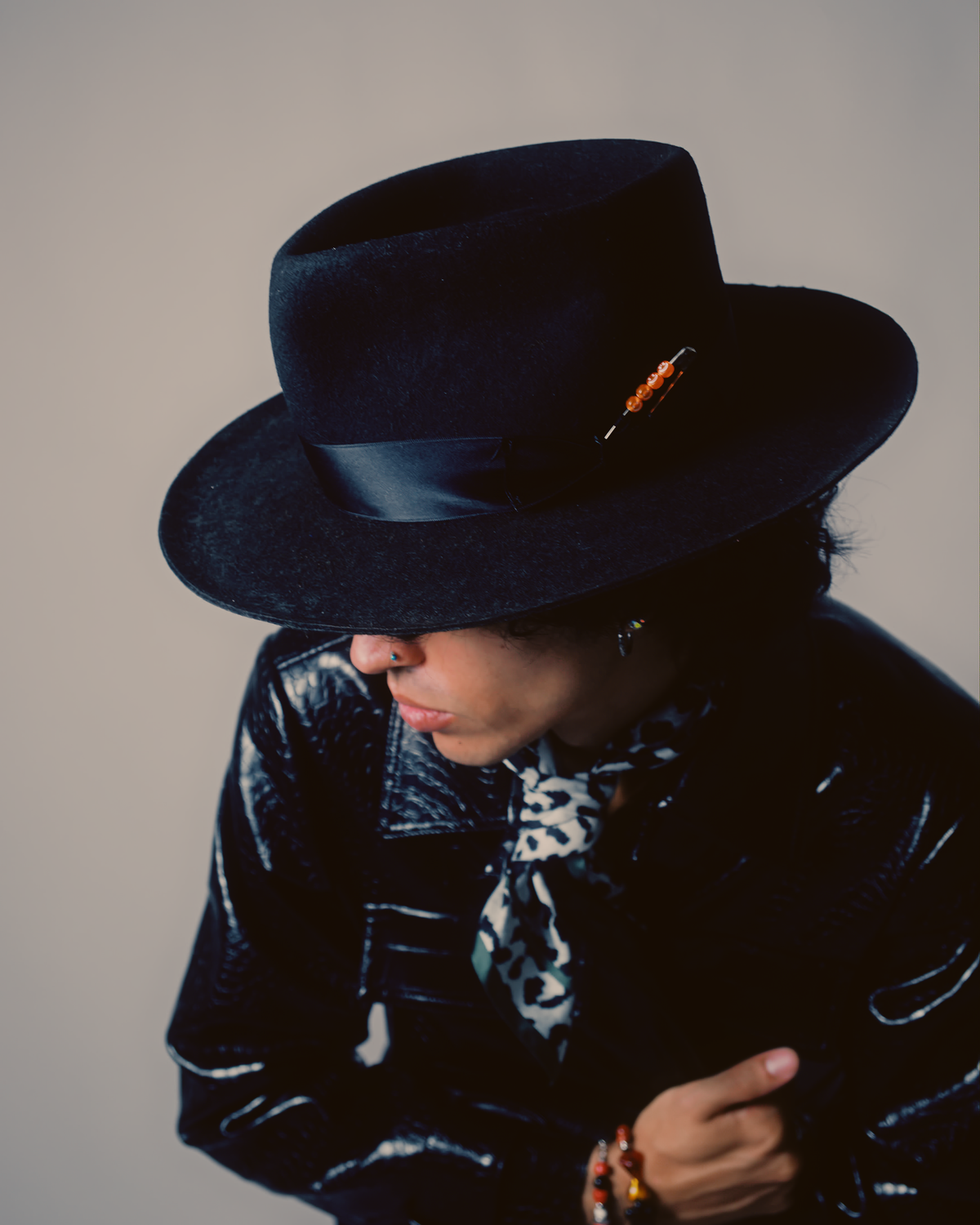 'Señor Noir' Premium Fedora Hat