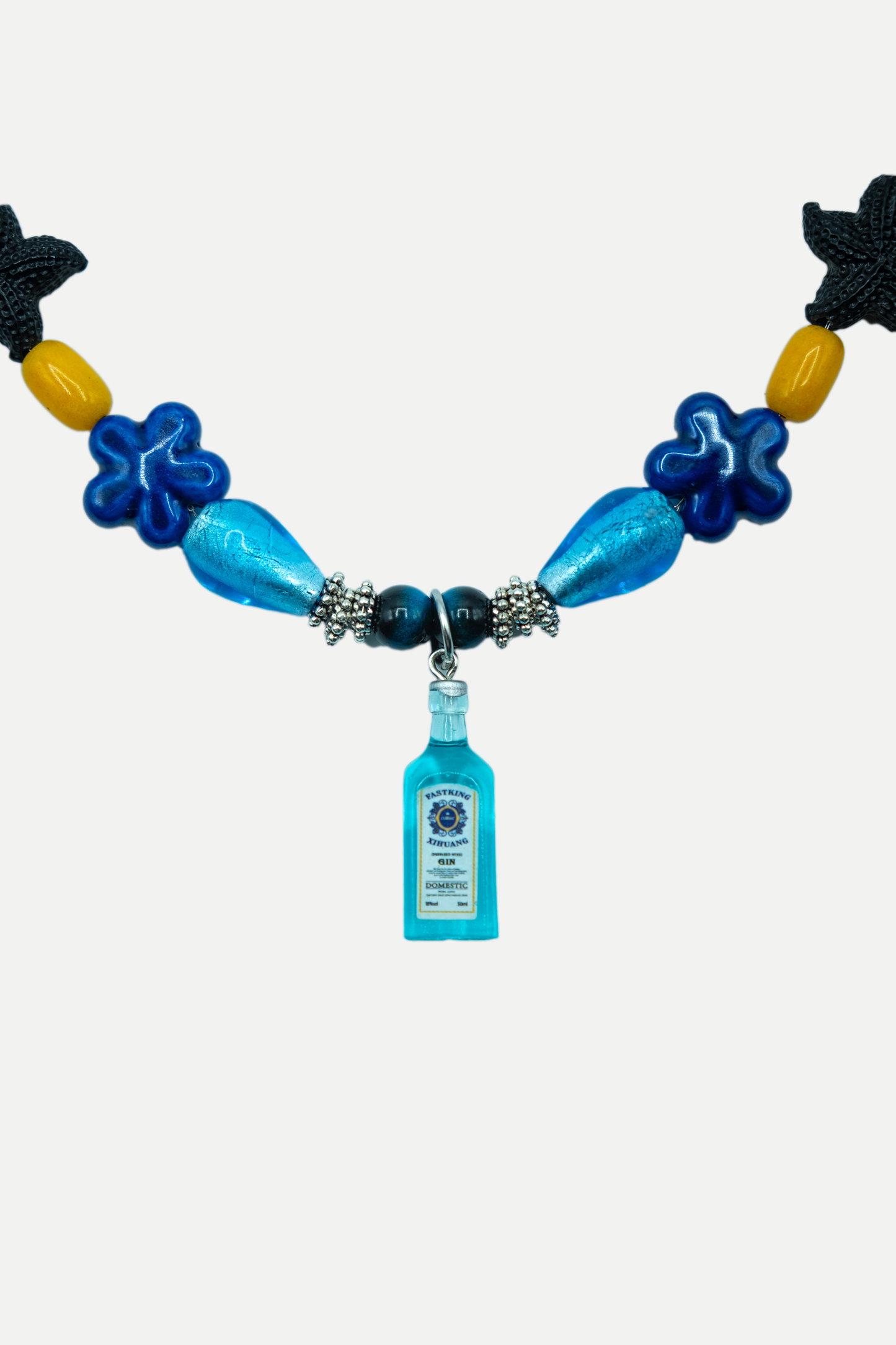 'Gin Lemon' Summer Beads Necklace
