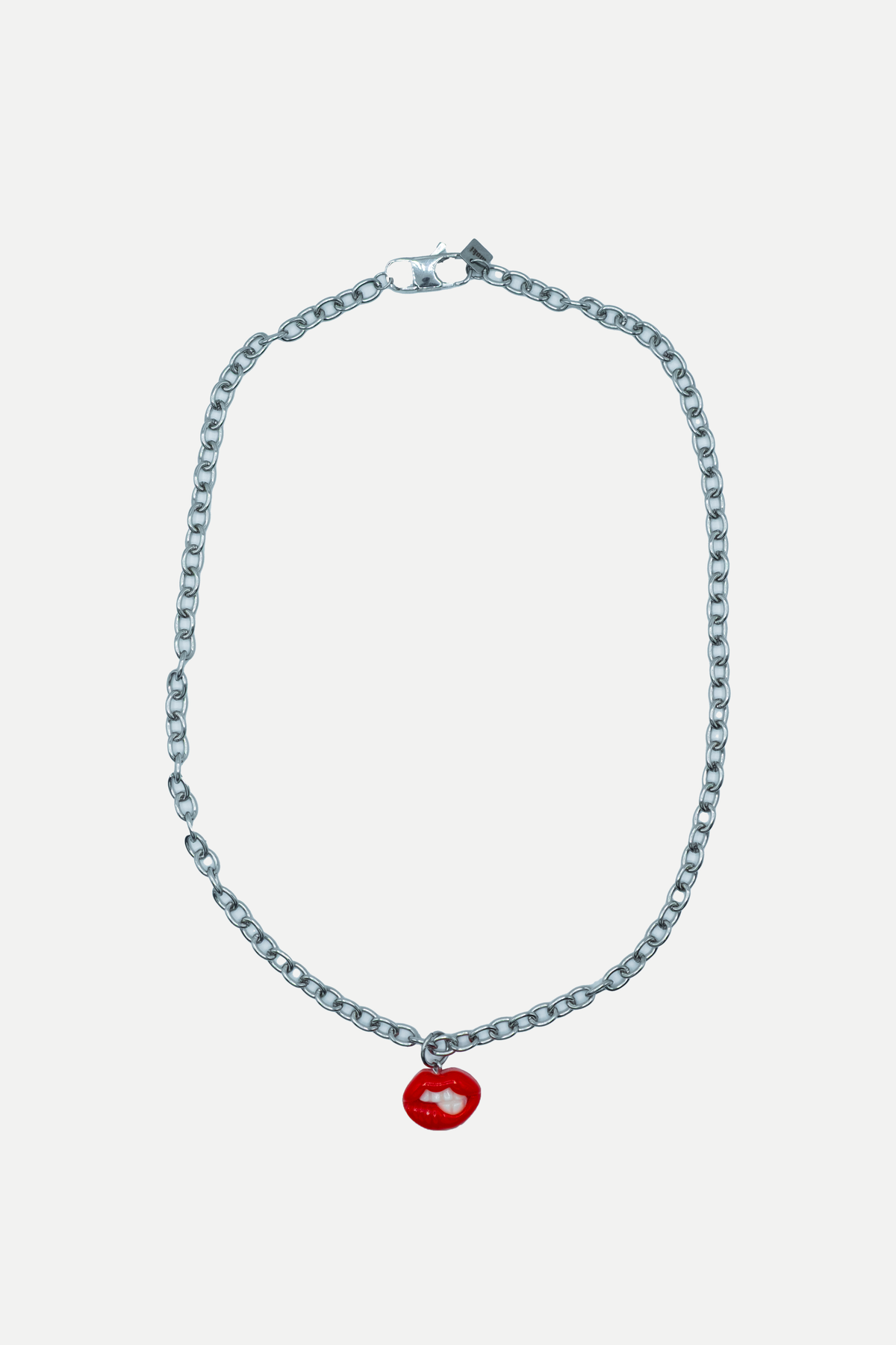 'Señorita Lips' Steel Necklace