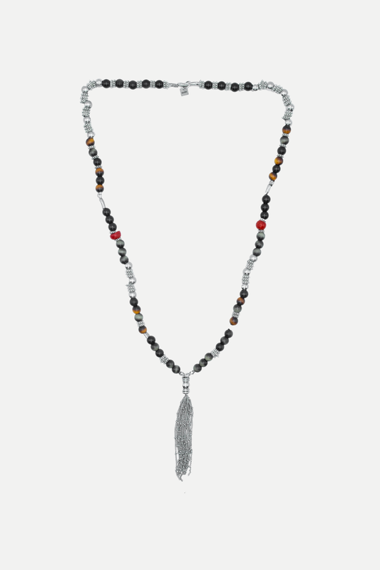 'Notte Brava' Tibetan Mala Necklace